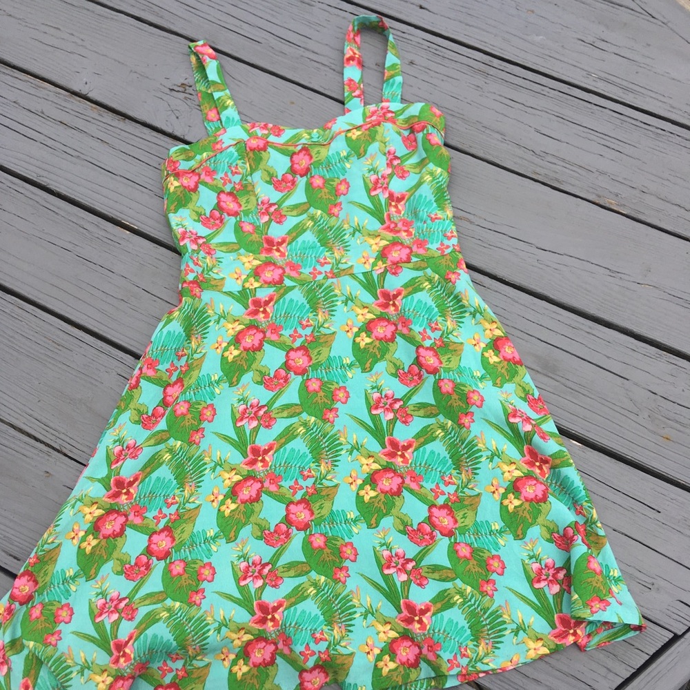 Matilda Jane “Hello Lovely By The Bay” Sun Dress 6 Hawaiian tropical vacation